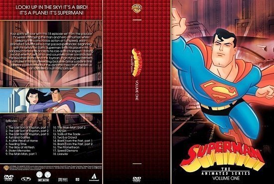 dvd cover Superman The Animated Series Volume 1