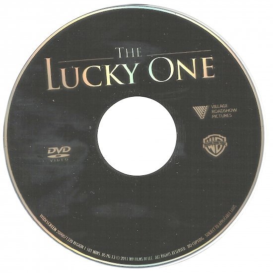 dvd cover The Lucky One R1