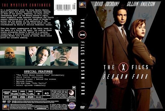 dvd cover X Files Season Four