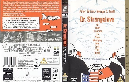 dvd cover Dr. Strangelove Or: How I Learned To Stop Worrying And Love The Bomb (1964) R2