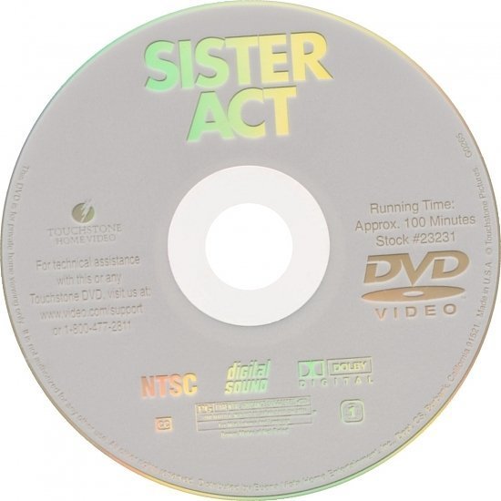 dvd cover Sister Act (1992) WS R1