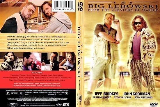 dvd cover The Big Lebowski (1998) R0