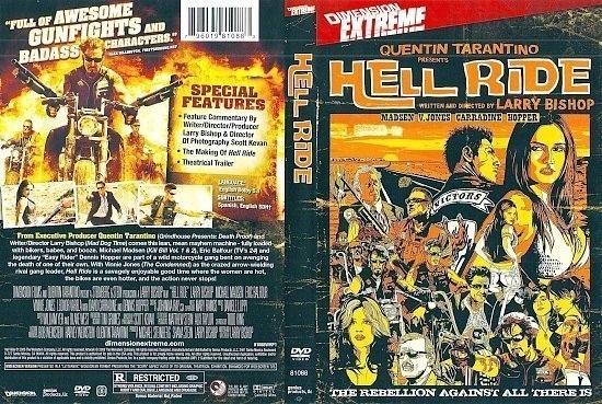 dvd cover Hell Ride (2008) WS R1