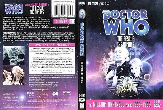 dvd cover Doctor Who The Rescue / The Romans