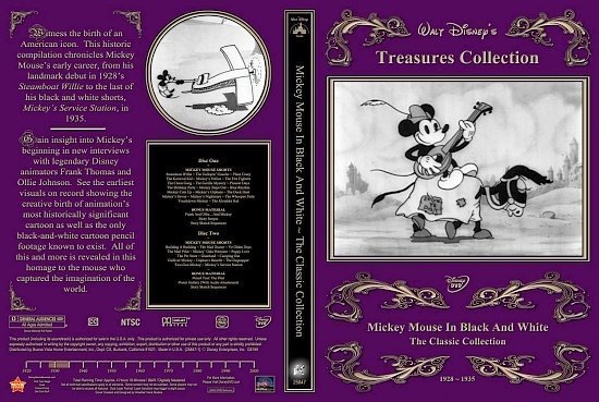 dvd cover Mickey Mouse In Black & White Volume One