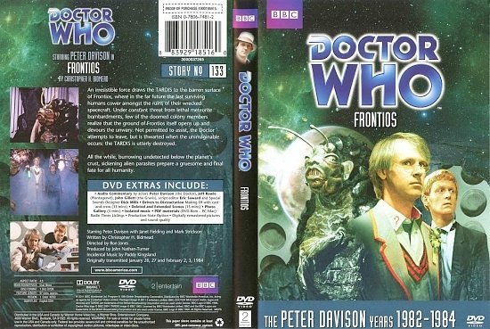 dvd cover Doctor Who Frontios