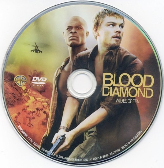 dvd cover Blood Diamond (2006) FS R1
