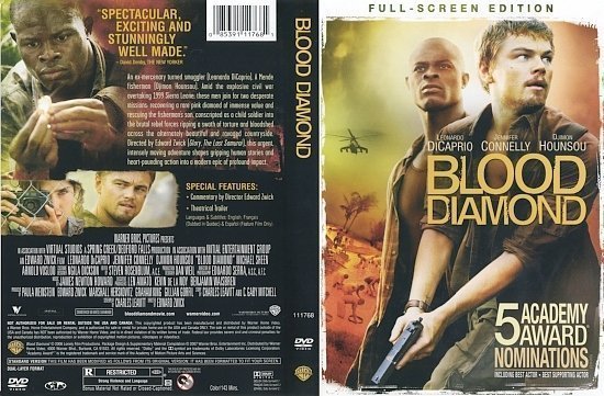 dvd cover Blood Diamond (2006) FS R1