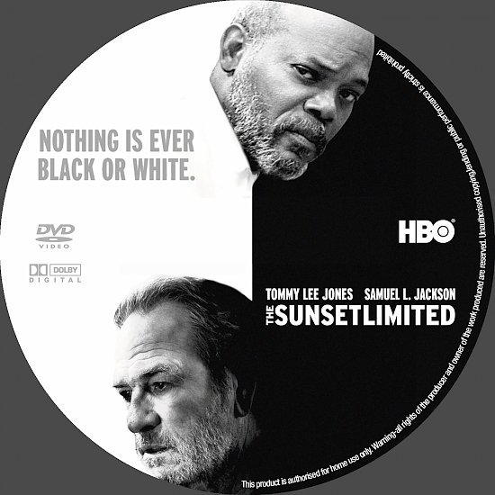dvd cover The Sunset Limited (2011) WS R1