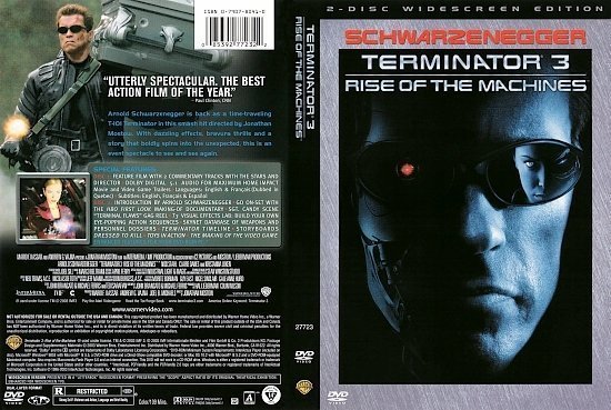 dvd cover Terminator 3: Rise of the Machines (2003) WS R1