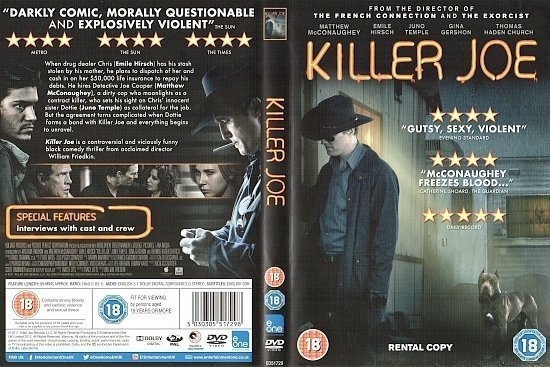 dvd cover Killer Joe (2011) WS R2