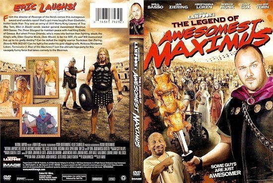 dvd cover The Legend of Awesomest Maximus