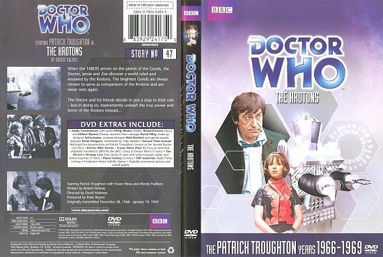 dvd cover Doctor Who The Krotons
