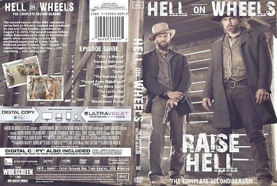 dvd cover Hell On Wheels