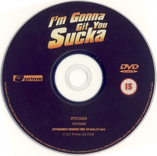 dvd cover I'm Gonna Git You Sucka (1998) R2