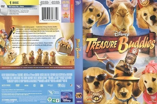 dvd cover Treasure Buddies WS R1