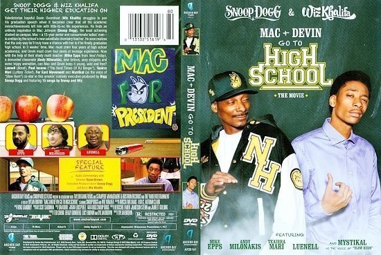 dvd cover Mac And Devin Go To High School