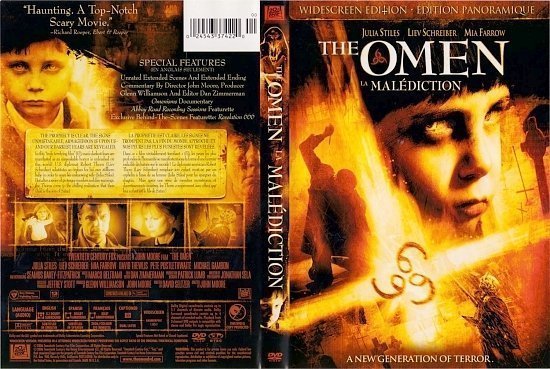 dvd cover The Omen I 2006 scanned cover 300 dpi