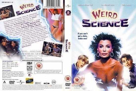 dvd cover Weird Science (1985) R2