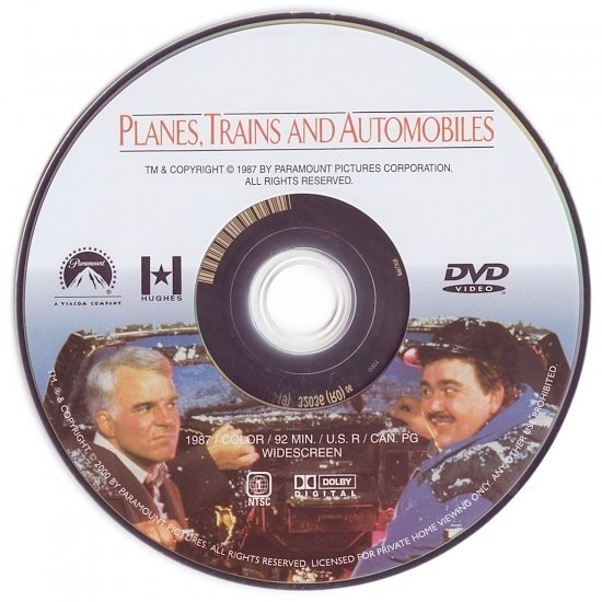 dvd cover Planes, Trains and Automobiles (1987) WS R1