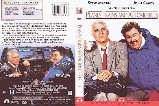 dvd cover Planes, Trains and Automobiles (1987) WS R1