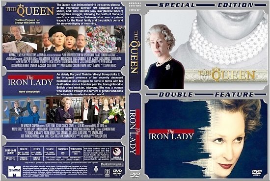 dvd cover The Queen / The Iron Lady Double
