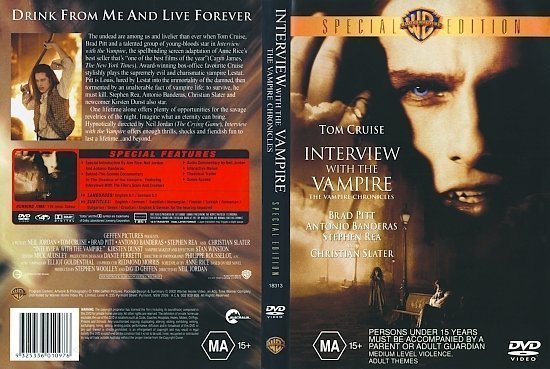 dvd cover Interview With The Vampire: The Vampire Chronicles (1994) SE WS R4