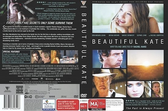 dvd cover Beautiful Kate (2009) R4