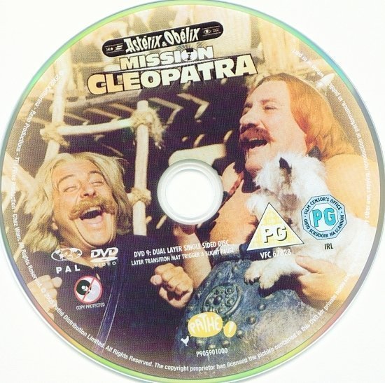 dvd cover Asterix & Obelix Mission Cleopatra (2002) R2