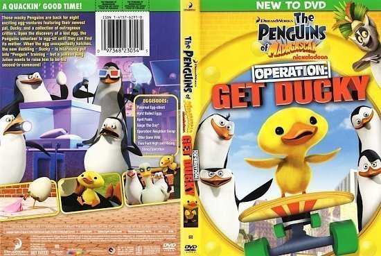dvd cover The Penguins of Madagascar Operation Get Ducky