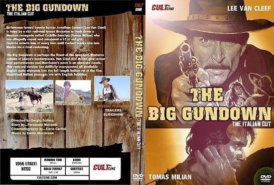dvd cover The Big Gundown (1966) WS R0