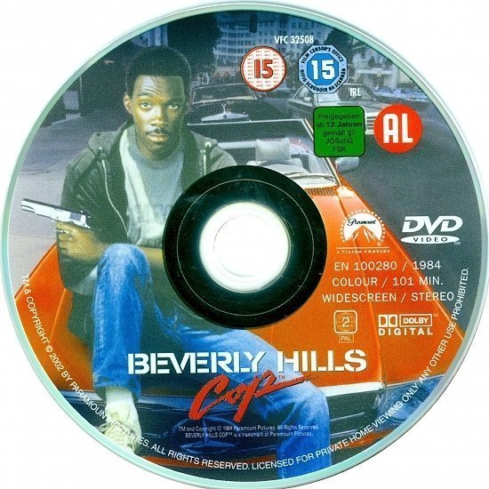 dvd cover Beverly Hills Cop (1984) WS R2