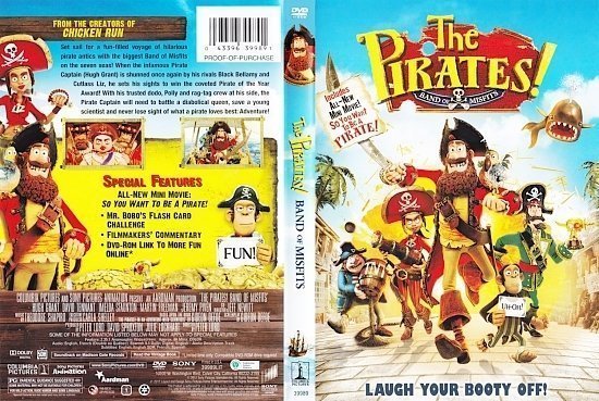dvd cover The Pirates! Band of Misfits