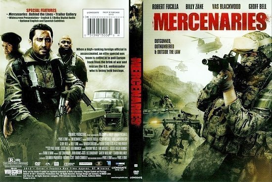 dvd cover Mercenaries
