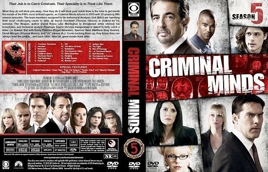 dvd cover Criminal Minds Season 5