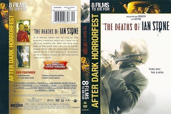 dvd cover After Dark Horrorfest: The Deaths Of Ian Stone (2007) WS R1