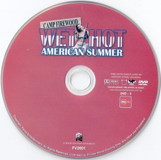 dvd cover Wet Hot American Summer (2001) WS R4