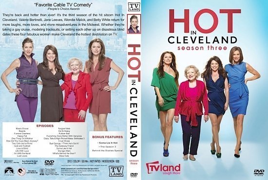 dvd cover Hot in Cleveland Season 3