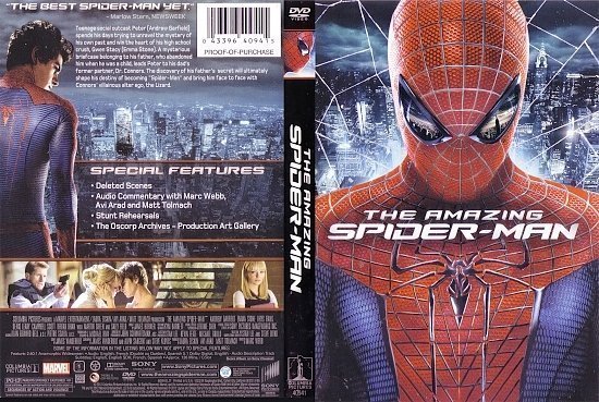 dvd cover The Amazing Spider-Man WS R1
