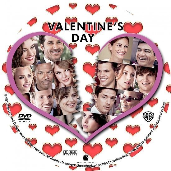 dvd cover Valentine's Day (2010) R1