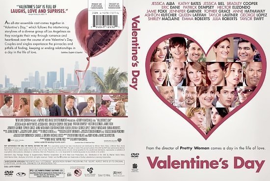 dvd cover Valentine's Day (2010) R1