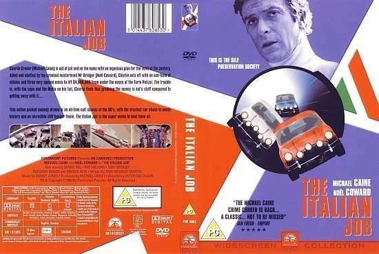 dvd cover The Italian Job (1969) WS R2