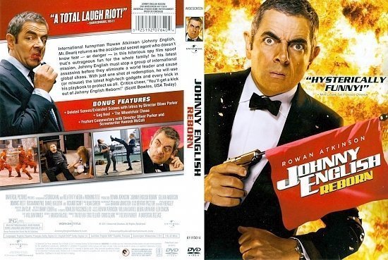dvd cover Johnny English Reborn