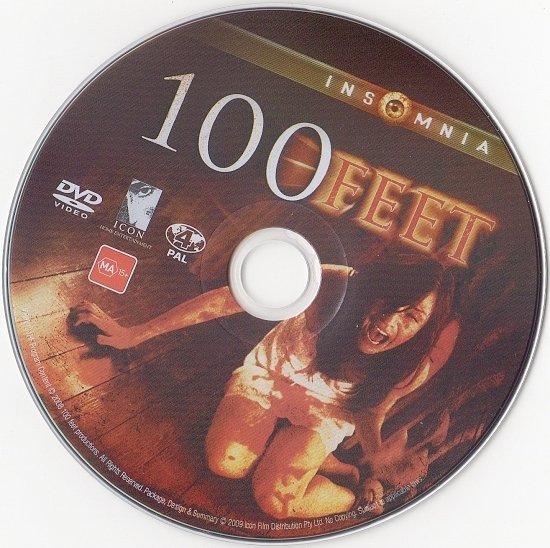 dvd cover 100 Feet (2008) R4
