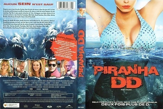 dvd cover Piranaha DD