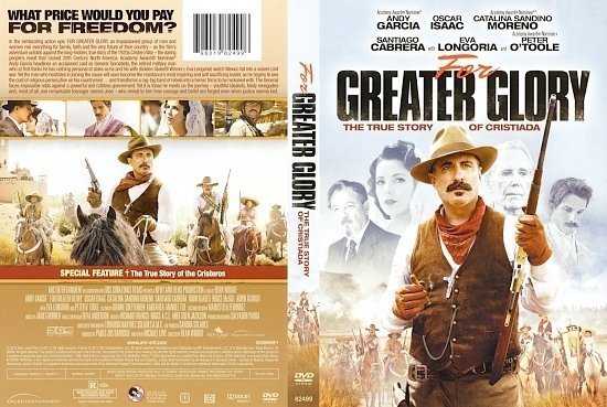 dvd cover For Greater Glory: The True Story of Cristiada