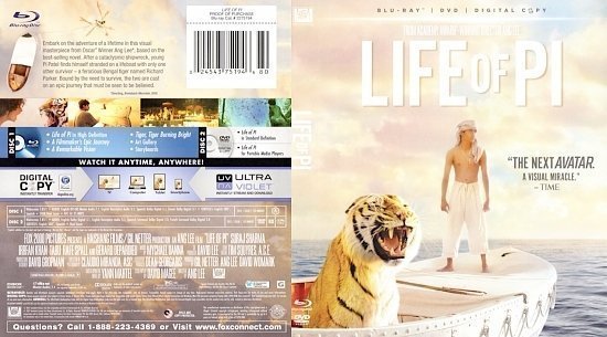 dvd cover Life Of Pi V2