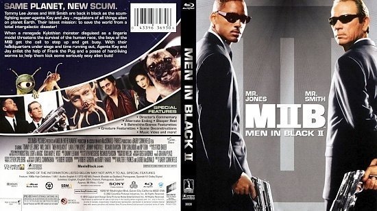 dvd cover Men In Black II