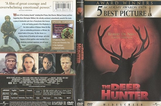 dvd cover The Deer Hunter (1978) WS R1