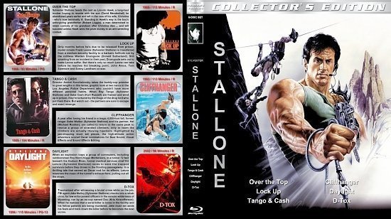 dvd cover Sylvester Stallone Collection